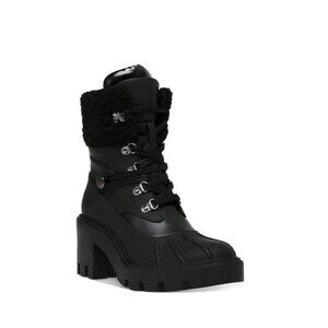 Steve Madden Women 8 M Black Northern Lined Hiking Boots NIB HR6